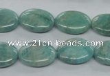 CAM501 15.5 inches 13*18mm oval mexican amazonite gemstone beads