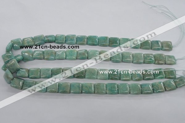 CAM503 15.5 inches 12*12mm square mexican amazonite gemstone beads
