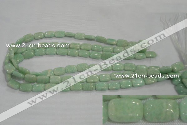 CAM852 15.5 inches 10*14mm rectangle natural Russian amazonite beads