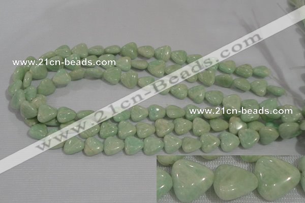 CAM856 15.5 inches 12*12mm triangle natural Russian amazonite beads