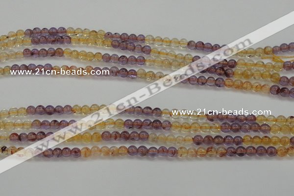CAN101 15.5 inches 4mm round ametrine beads wholesale