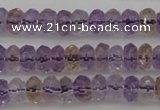 CAN158 15.5 inches 4*6mm faceted rondelle natural ametrine beads