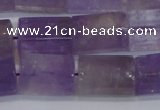 CAN182 15.5 inches 13*18mm faceted tube natural ametrine beads