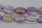 CAN48 15.5 inches 10*14mm oval natural ametrine gemstone beads
