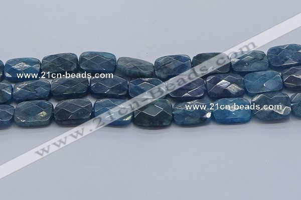 CAP399 15.5 inches 15*20mm faceted rectangle apatite gemstone beads