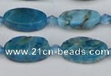 CAP551 15.5 inches 8*16mm oval apatite gemstone beads