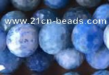 CAP595 15.5 inches 9mm faceted round apatite gemstone beads