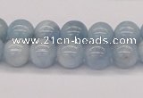 CAQ116 15.5 inches 8mm round AA grade natural aquamarine beads