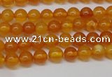 CAR102 15.5 inches 5mm round natural amber beads