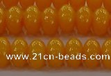 CAR410 15.5 inches 6*9mm rondelle synthetic amber beads wholesale
