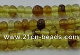 CAR536 15.5 inches 3*5mm rondelle natural amber beads wholesale
