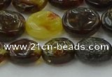 CAR545 15.5 inches 8*10mm - 9*11mm oval natural amber beads