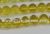 CAR555 15.5 inches 4mm - 5mm round natural amber beads wholesale