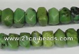 CAU32 15.5 inches 8*12mm nugget australia chrysoprase beads wholesale