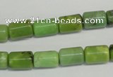 CAU57 15.5 inches 7*10mm tube Australia chrysoprase beads