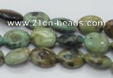 CAZ03 15.5 inches 10*14mm oval natural azurite gemstone beads