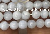 CBC710 15.5 inches 4mm round blue chalcedony beads wholesale