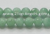 CBJ07 15.5 inches 10mm faceted round jade beads wholesale