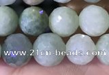 CBJ666 15.5 inches 6mm faceted round jade beads wholesale