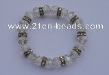CBR49 5pcs 7 inches imitation Swarovski crystal beads stretchy bracelet