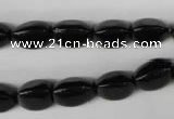 CBS212 15.5 inches 9*12mm trihedron blackstone beads wholesale
