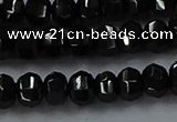 CBS529 15.5 inches 3*5mm lantern-shaped natural black spinel beads