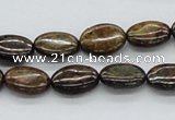 CBZ04 15.5 inches 10*14mm oval bronzite gemstone beads wholesale