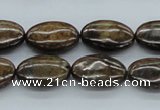 CBZ06 15.5 inches 12*18mm oval bronzite gemstone beads wholesale