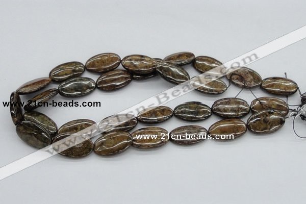 CBZ07 15.5 inches 17*27mm oval bronzite gemstone beads wholesale