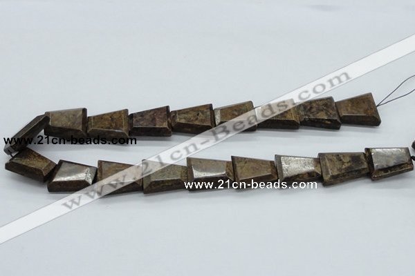 CBZ24 15.5 inches 18*24mm trapezoid bronzite gemstone beads