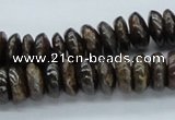 CBZ29 15.5 inches 6*12mm rondelle bronzite gemstone beads wholesale