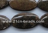 CBZ311 15.5 inches 19*34mm oval bronzite gemstone beads wholesale
