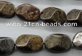 CBZ325 15.5 inches 12*17mm faceted oval bronzite gemstone beads