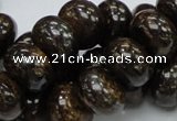 CBZ55 15.5 inches 10*15mm rondelle bronzite gemstone beads wholesale