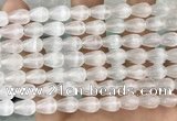 CCA377 15.5 inches 7*10mm teardrop white calcite gemstone beads