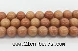 CCA519 15.5 inches 16mm round peach calcite gemstone beads wholesale