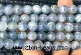 CCA583 15 inches 10mm round blue calcite gemstone beads