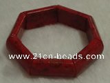 CCB104 7.5 inches red coral bracelet jewelry wholesale