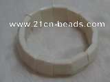 CCB108 7.5 inches white deep sea tridacna bracelet wholesale