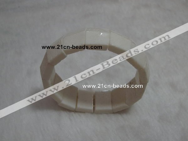 CCB108 7.5 inches white deep sea tridacna bracelet wholesale