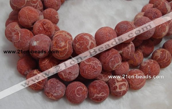 CCB72 16 inches 19mm round sponge coral beads Wholesale