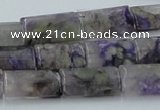 CCG11 15.5 inches 12*20mm rectangle natural charoite gemstone beads