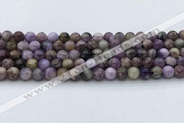 CCG132 15.5 inches 6mm round natural charoite gemstone beads