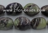 CCG16 15.5 inches 15*22mm nugget natural charoite gemstone beads