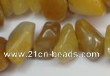 CCH271 34 inches 8*12mm yellow aventurine chips gemstone beads wholesale