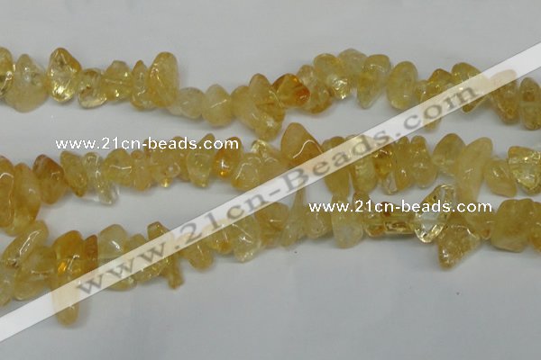 CCH292 34 inches 8*12mm citrine chips gemstone beads wholesale