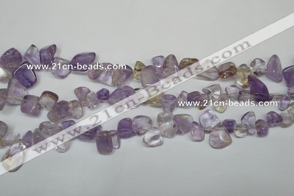 CCH314 15.5 inches 10*15mm ametrine chips gemstone beads wholesale