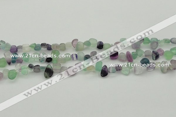 CCH635 15.5 inches 6*8mm - 10*14mm fluorite gemstone chips beads