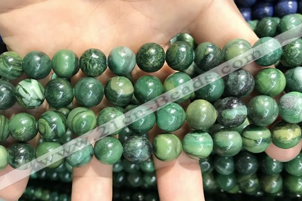 CCJ403 15.5 inches 10mm round west African jade beads wholesale
