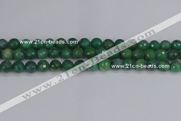 CCJ413 15.5 inches 10mm faceted round west African jade beads